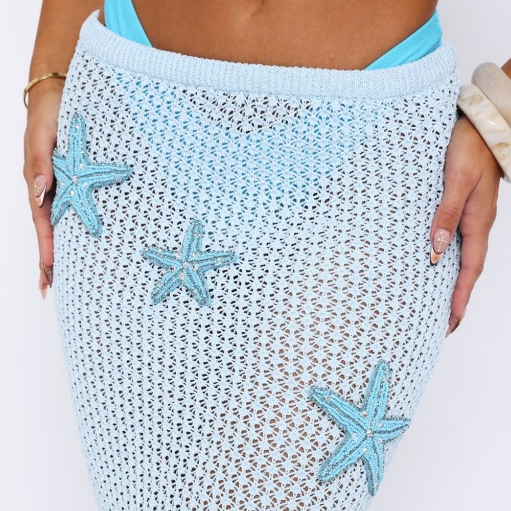 White Fox Boutique Ocean Starlet Maxi Skirt - Picture 4 of 6